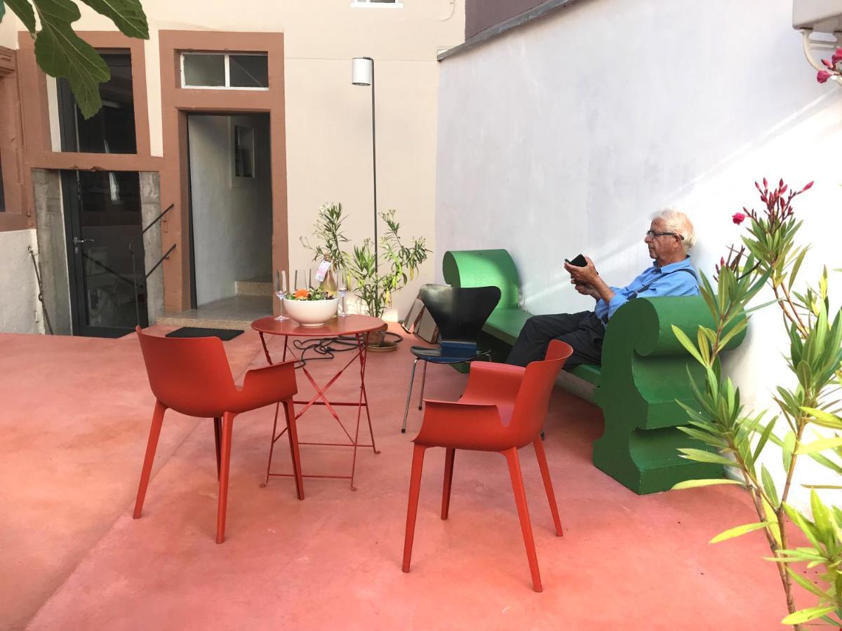Boutique-Ferienwohnung Im Alten Weinhaus Moser Grünstadt Esterno foto